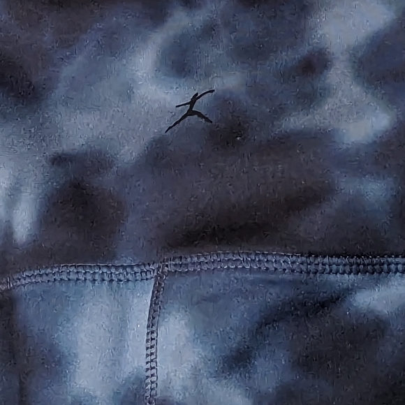 Danskin Leggings Womens Sz XL (16) Blue Super Soft Side Pockets Moisture Wicking - Picture 12 of 15